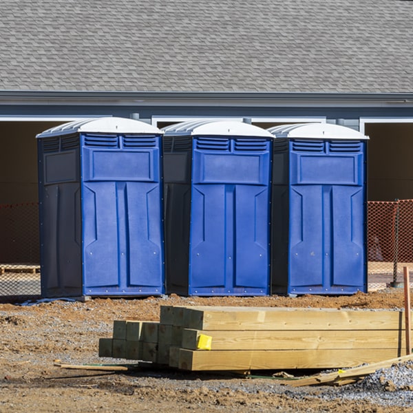 how can i report damages or issues with the portable restrooms during my rental period in Long Lake MN